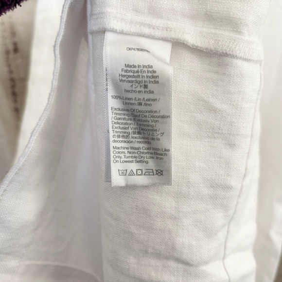 Madewell Button-Front Midi Dress in 100% Linen - Picture 6 of 6